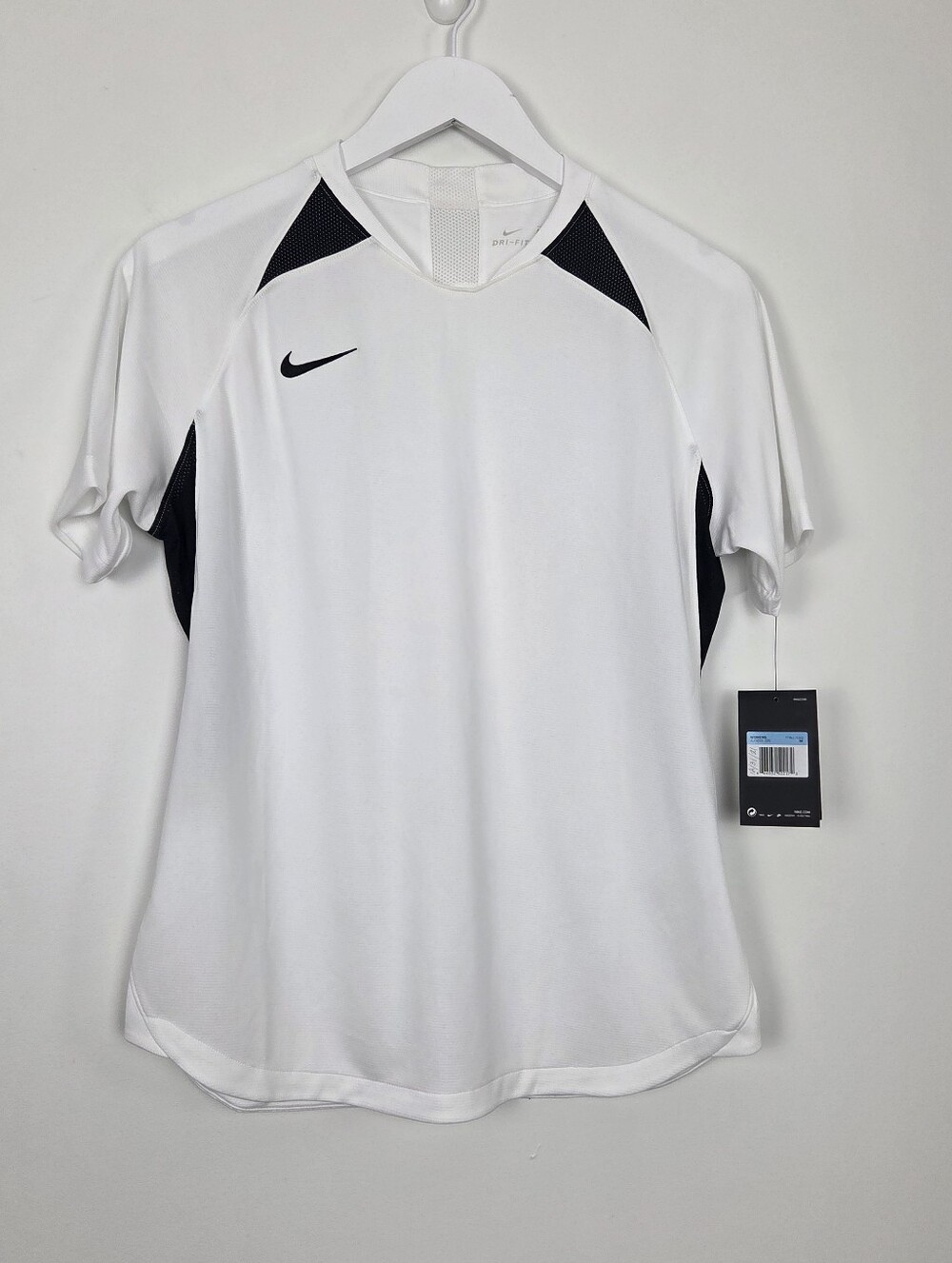 NWT Nike Women's US Legend Short Sleeve Soccer Jersey White Black Size M